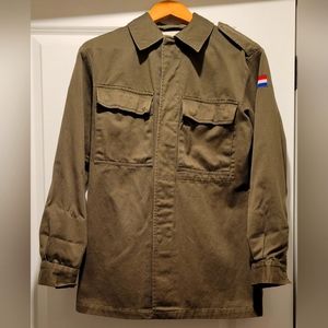 Vintage Early 1970s Netherlands Army Jacket